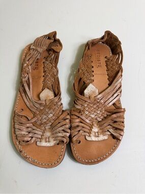 Bed|Stu Lauren II Handwoven Leather Huarache Sandals – Size 10